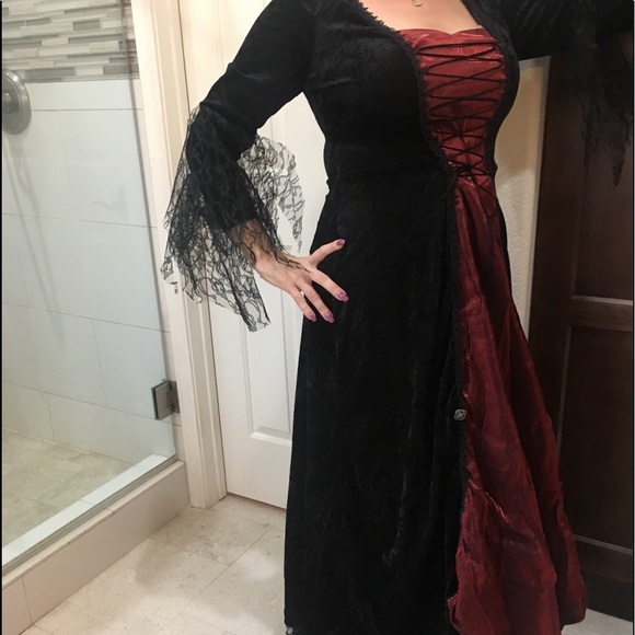 Dresses & Skirts - Vampira Gothic Costume - XL - ships asap!!!!